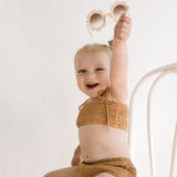 Smocked Bikini Top - Citrus