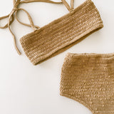 Smocked Bikini Top - Citrus