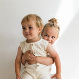 Muslin Romper - Ecru
