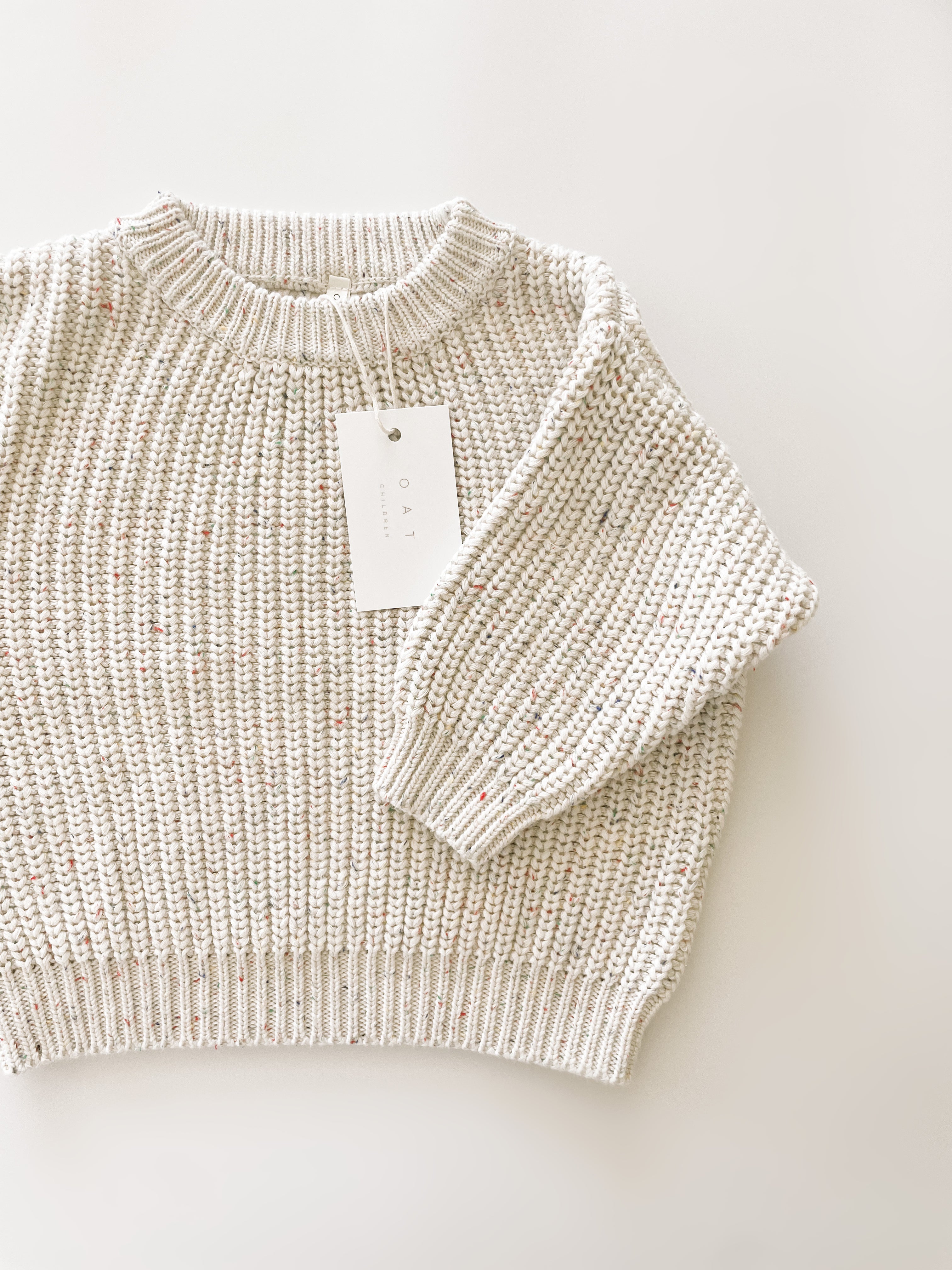 Sprinkle Knit' Chunky Sweater – Oat Co