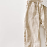 Linen Flutter Sleeve Jumpsuit - Petal