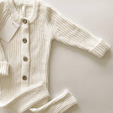 ‘Powder’ Ribbed Knit Playsuit