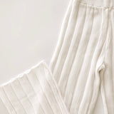 Women’s Wide Ribbed Knit Pant ‘Dove’