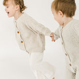 ‘Gray Marle‘ Ribbed Knit Playsuit
