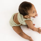 Smocked Bikini Top - Sage