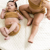 Smocked Bikini Top - Citrus