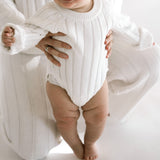 Women’s Wide Ribbed Knit Pant ‘Dove’