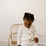 ‘Powder’ Ribbed Knit Playsuit