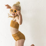 Smocked Bikini Top - Citrus