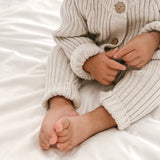 ‘Gray Marle‘ Ribbed Knit Playsuit