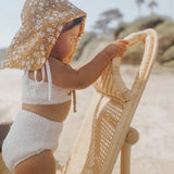 High Waisted Bikini Bottoms - Coconut