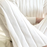 Women’s Wide Ribbed Knit Pant ‘Dove’