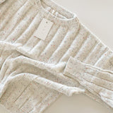 Women’s Wide Ribbed Knit Sweater ‘Sprinkle’
