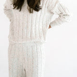 Women’s Wide Ribbed Knit Sweater ‘Sprinkle’