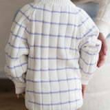 ‘Lilac Stripe’ Ribbed Knit Onesie