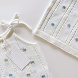 Heirloom Onesie - Blue Daisy