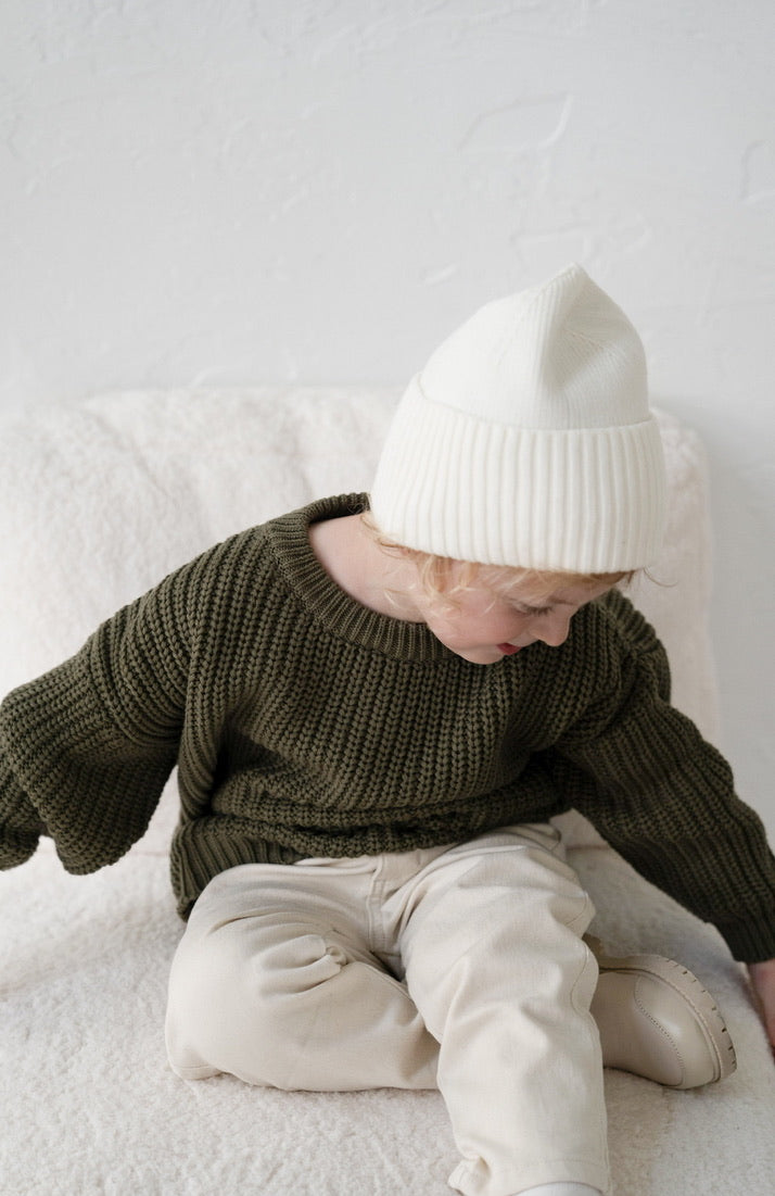 ‘Pine’ Chunky Knit Sweater