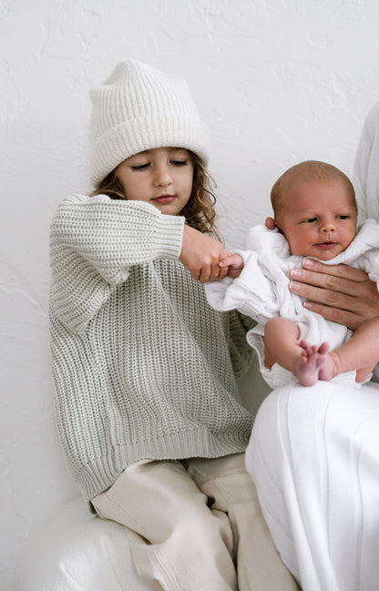 ‘Mint’ Chunky Knit Sweater