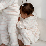 Children’s ‘Pink Stripe’ Ribbed Knit Pant