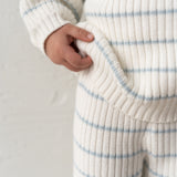 Children’s ‘Sky Blue Stripe’ Ribbed Knit Pant