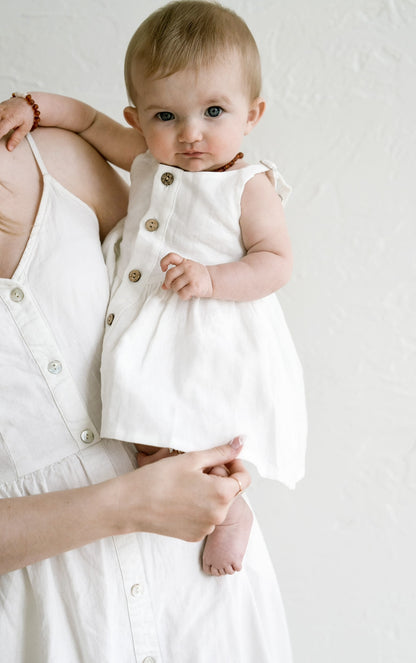 Linen Marseille Dress ‘White’