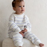 ‘Lilac Stripe’ Ribbed Knit Pant