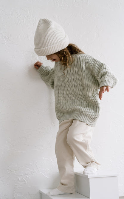 ‘Mint’ Chunky Knit Sweater
