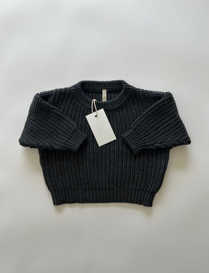 ‘Obsidian’ Chunky Knit Sweater