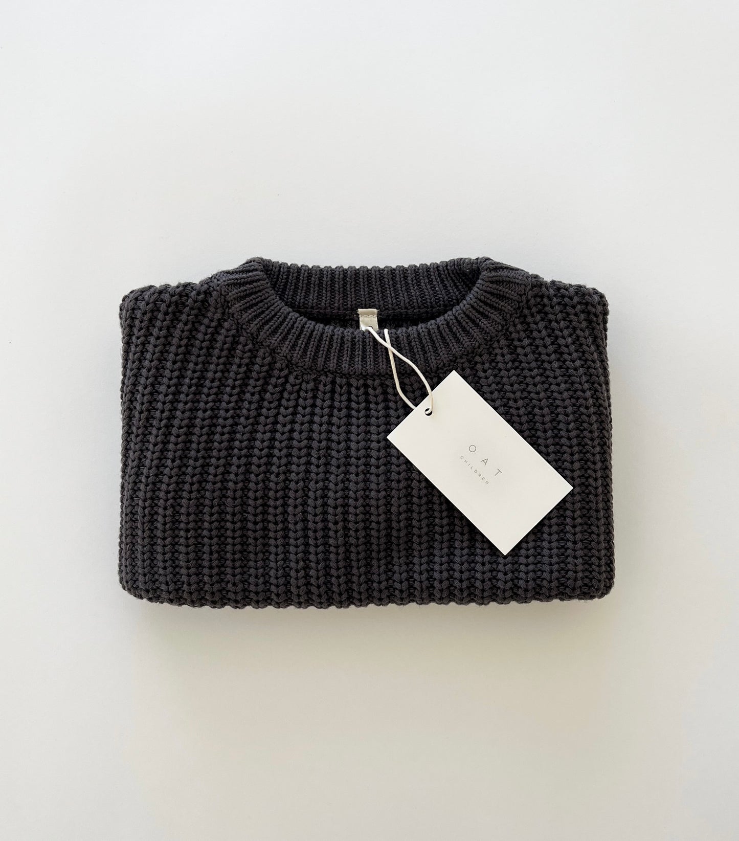 ‘Charcoal’ Chunky Knit Sweater