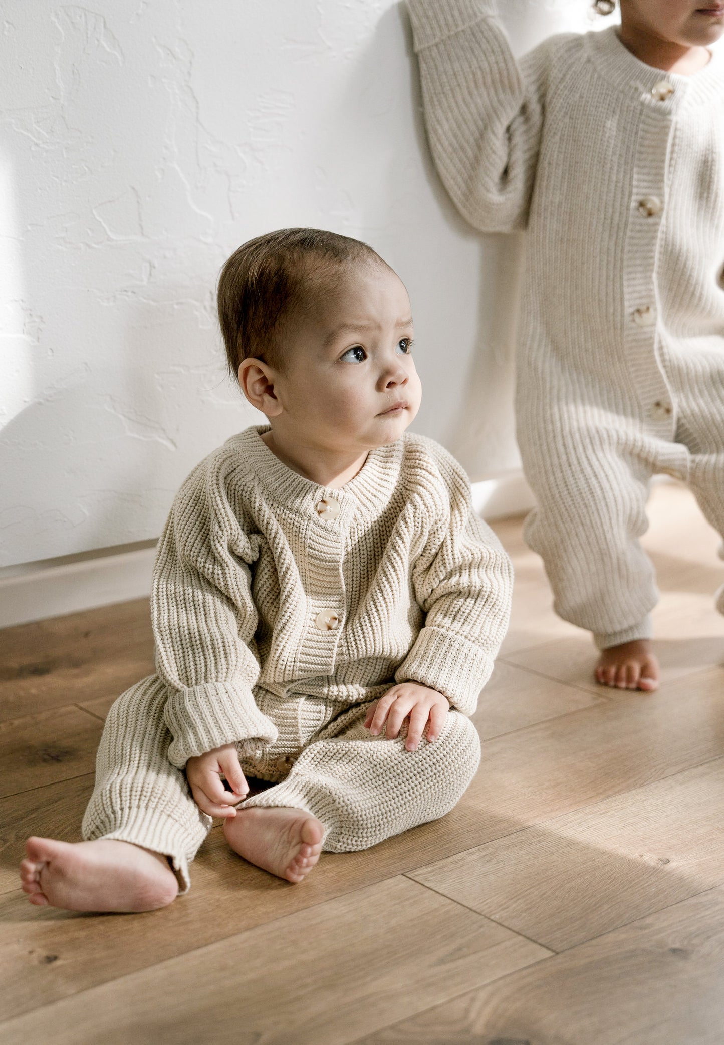 ‘Biscotti‘ Chunky Knit Playsuit