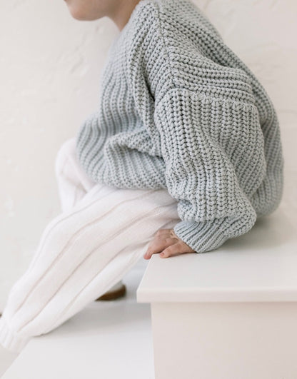 ‘Sky Blue’ Chunky Knit Sweater