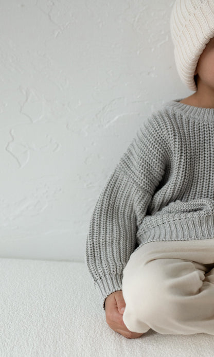 ‘Rain’ Chunky Knit Sweater