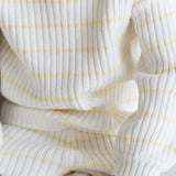 ‘Yellow Stripe’ Ribbed Knit Sweater