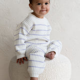 ‘Lilac Stripe’ Ribbed Knit Sweater