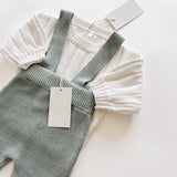 'Fog' Knit Suspenders