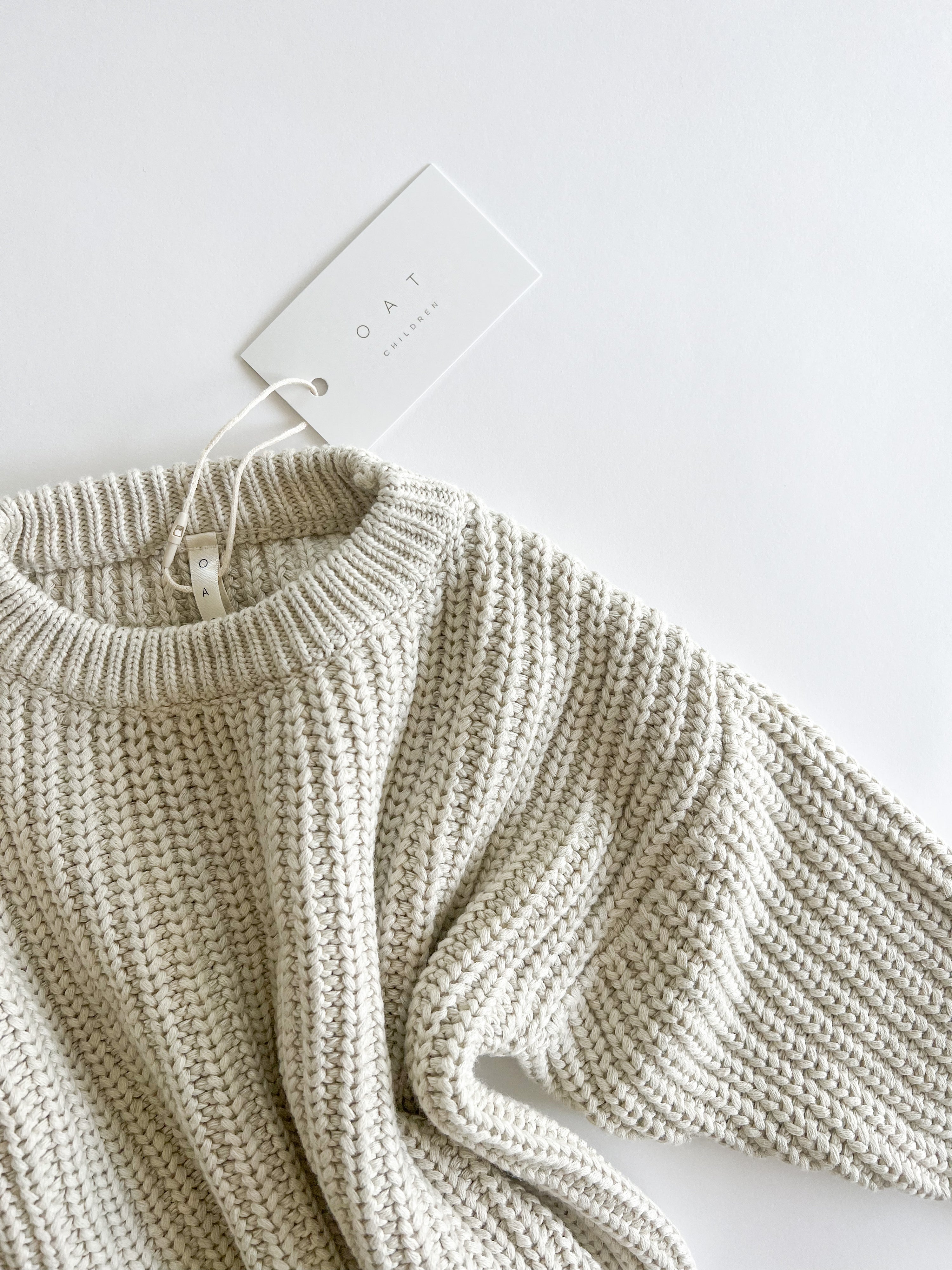 ON SALE Sahara Crop Sweater (Grey Marle) main image 0