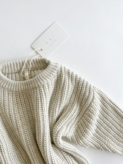 ‘Gray Marle’ Chunky Knit Sweater
