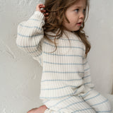 Children’s ‘Sky Blue Stripe’ Ribbed Knit Pant