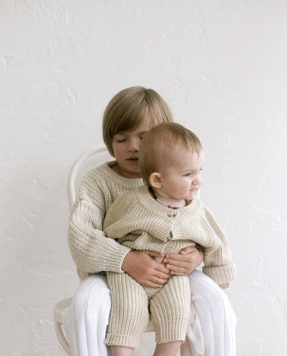 ‘Biscotti‘ Chunky Knit Playsuit