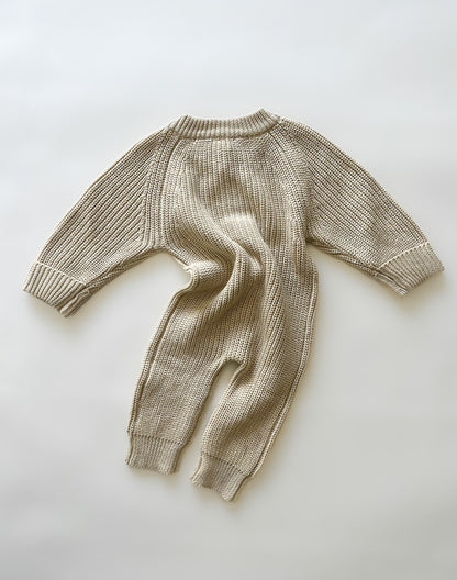 ‘Biscotti‘ Chunky Knit Playsuit