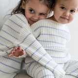 ‘Lilac Stripe’ Ribbed Knit Sweater