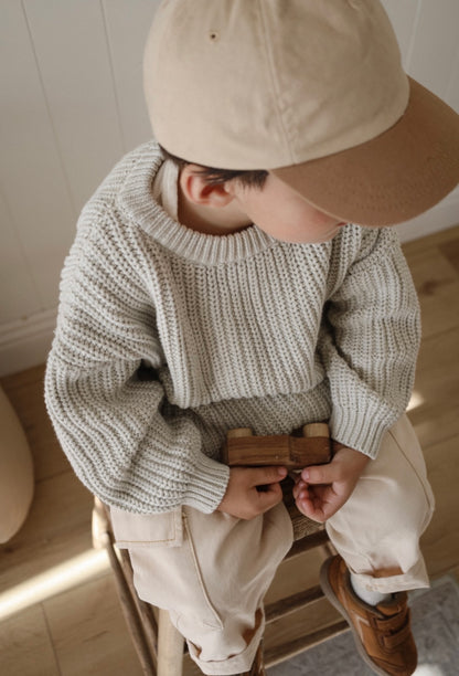 ‘Gray Marle’ Chunky Knit Sweater