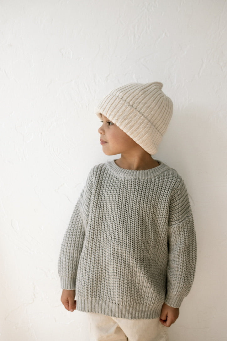 ‘Rain’ Chunky Knit Sweater
