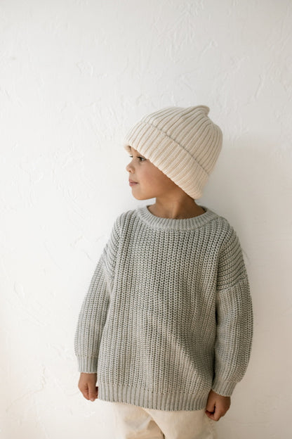 ‘Rain’ Chunky Knit Sweater