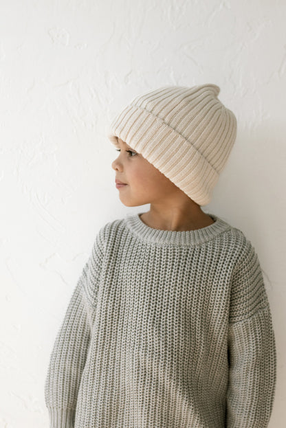 ‘Rain’ Chunky Knit Sweater