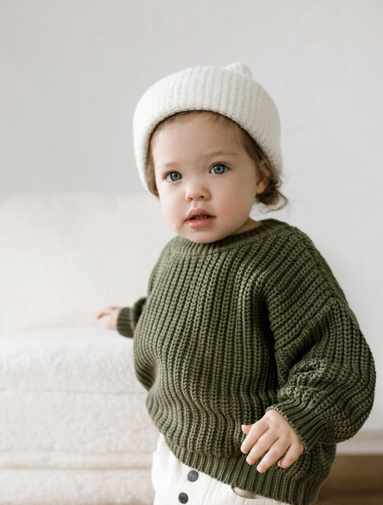 ‘Pine’ Chunky Knit Sweater