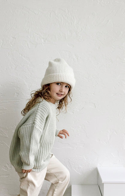 ‘Mint’ Chunky Knit Sweater