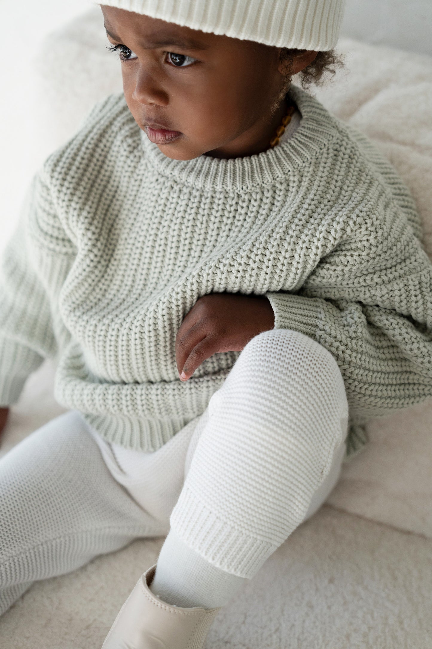 ‘Mint’ Chunky Knit Sweater