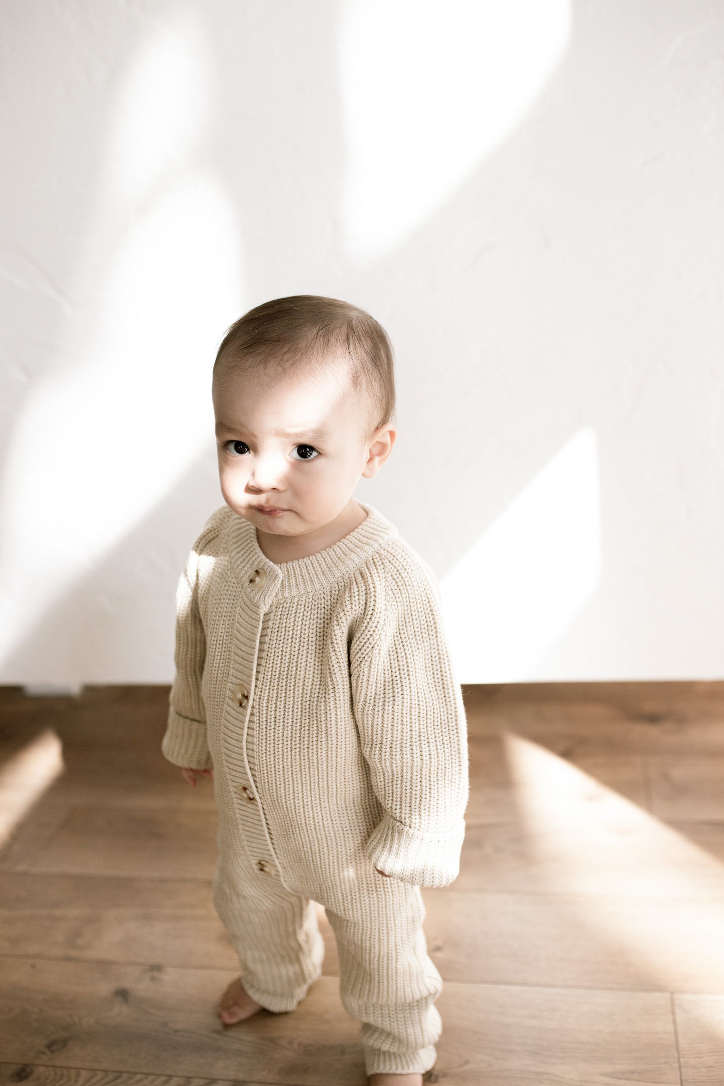 ‘Biscotti‘ Chunky Knit Playsuit