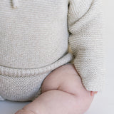 Purl Knit Sweater ‘Oatmeal’